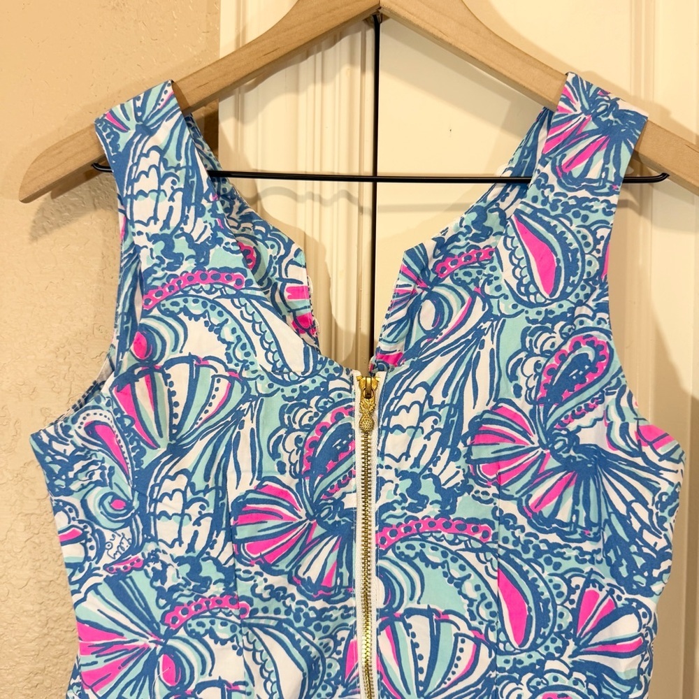 Lilly Pulitzer My Fans Shift Dress Lilly Pulitzer for Target pineapple pull - Picture 8 of 12